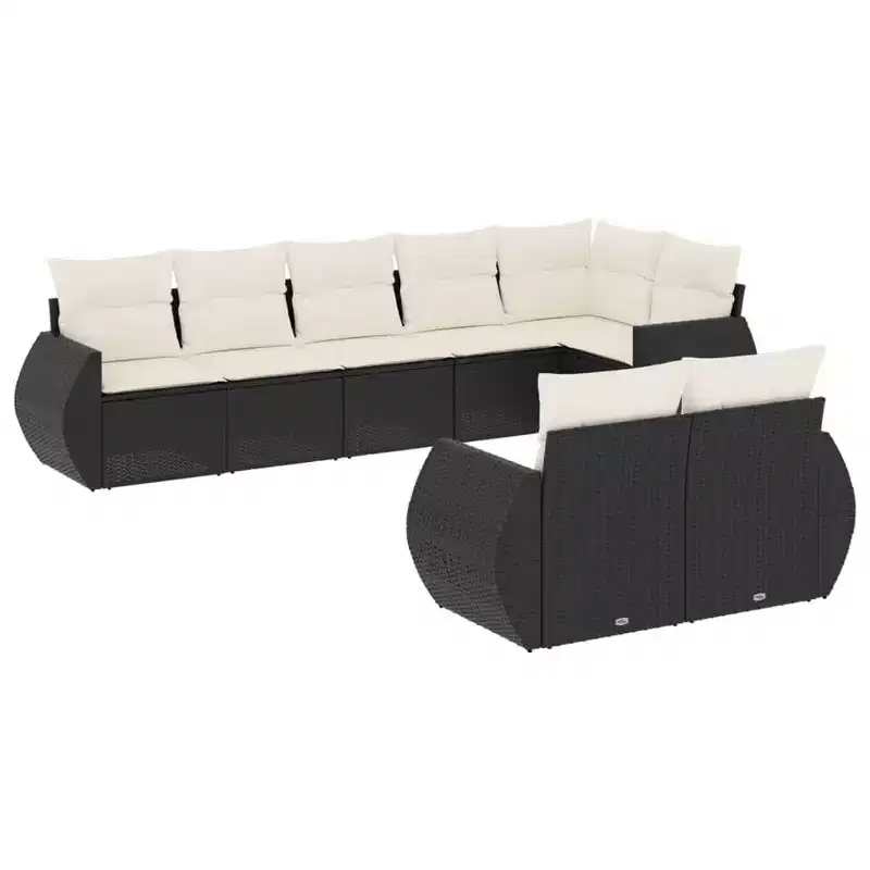 vidaXL Awesome Modular Patio Sofa Set with Cushions