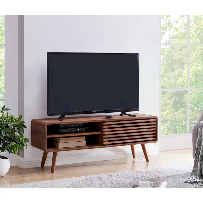 46 KD Slat Low TV Stand