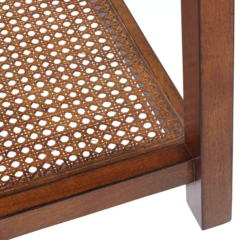55 Downing Street Powell 22 Wide Brown Wood Side Table