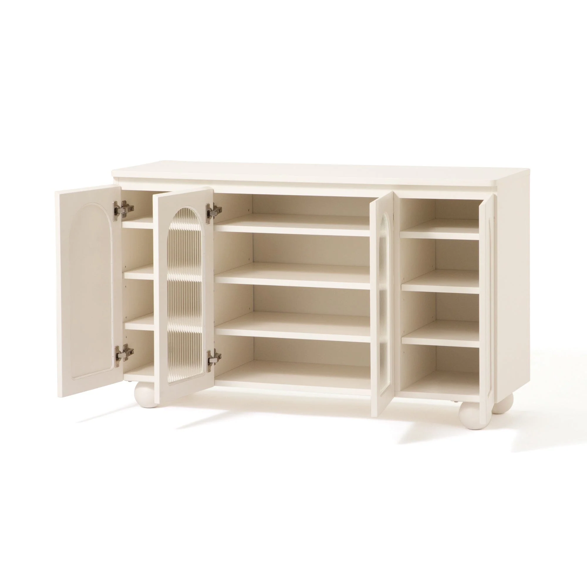 White Sideboard Cabinet with Storage