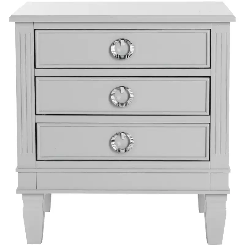 Kira 3 Drawer Nightstand - FOX6276 - Safavieh Couture