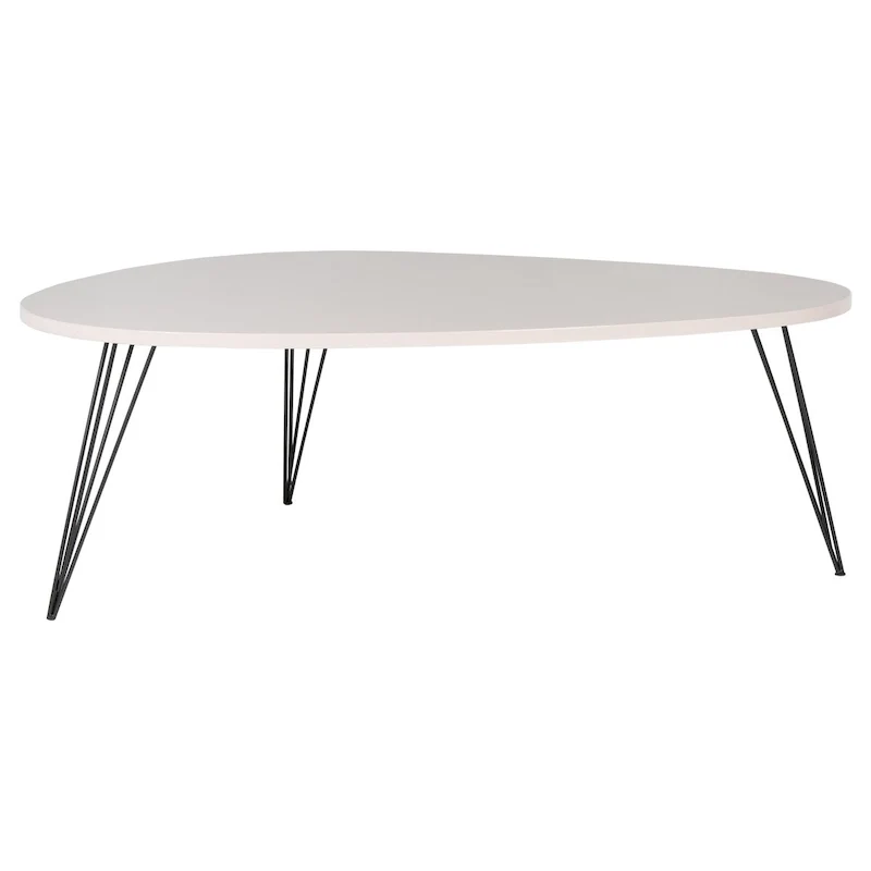 SAFAVIEH Louann Oak Finish/ Black Coffee Table - 44 x 31.5 x 15.6 - 44Wx32Dx16H