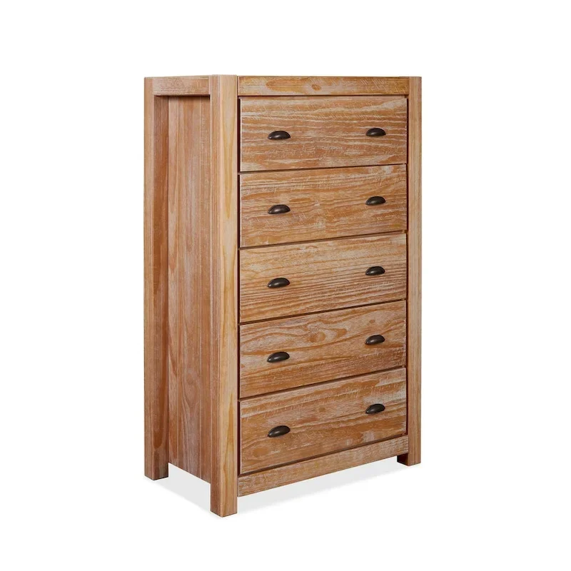 Grain Wood Furniture Montauk 5-drawer Solid Wood Chest