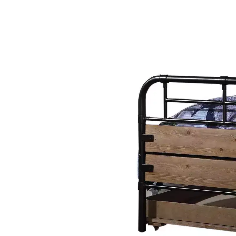 Acme Furniture Twin Adams Bed Antique Oak/Gunmetal