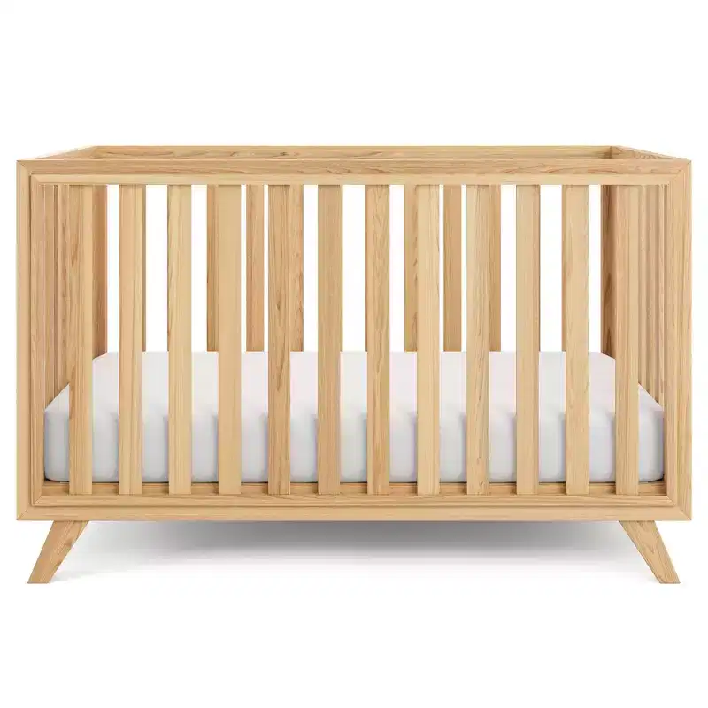 Comfy Cubs Baby Crib for 0 to 3 Years - Adjustable Mattress Height - 80 lbs Capacity Nursery Bed
