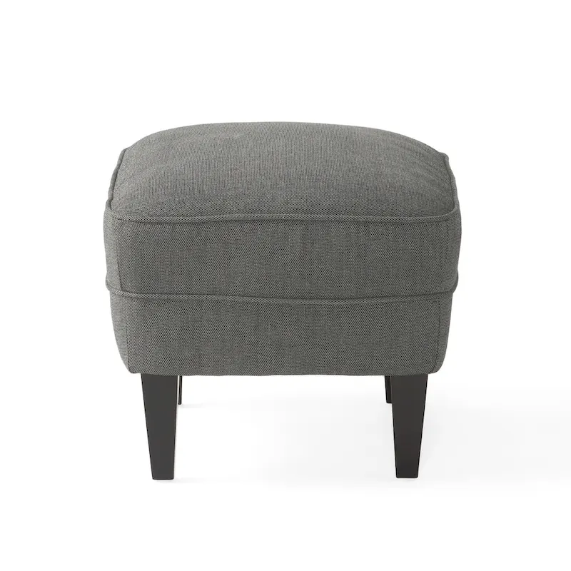 Tafton Tufted Club Chair with Ottoman by Christopher Knight Home