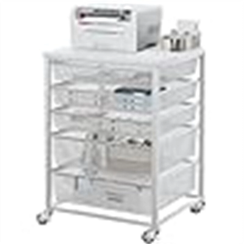 Printer Stand with Charging Station - 18.9D x 20.86W x 27.36H