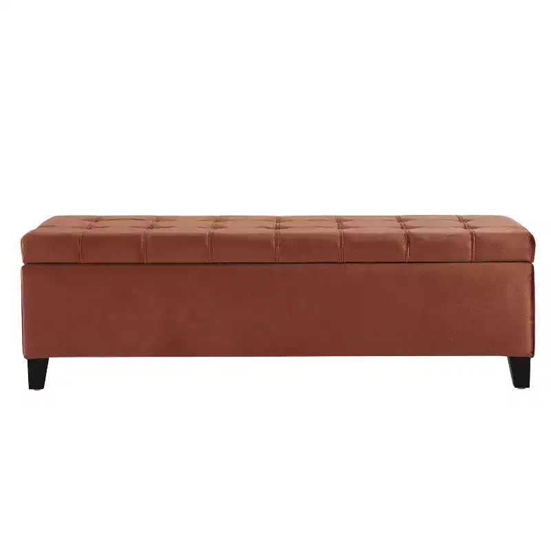 50-inch Rectangular Ottoman Bench with Hidden Storage