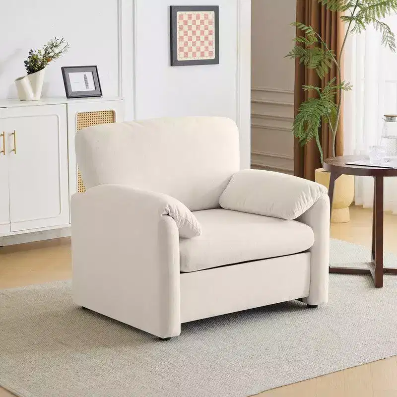 Accent Chair Single Sofa for Living Room - Elephant Ear Design