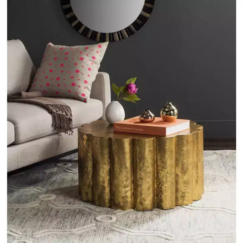 Miriam Coffee Table - Gold - Safavieh