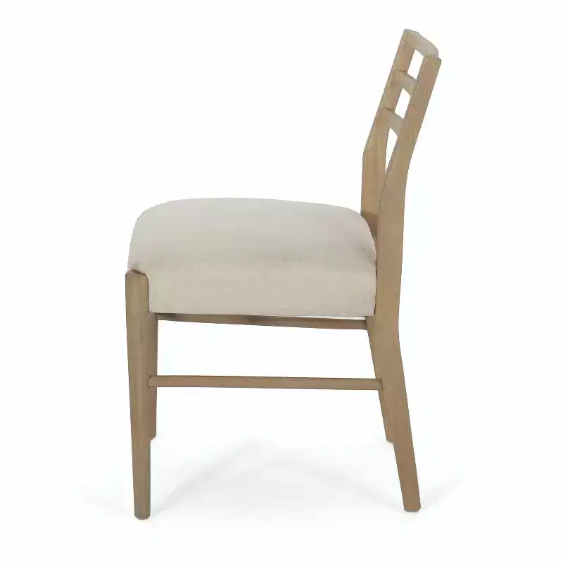 Christopher Knight Home Set of 2 Fescue Upholstered Dining Chairs Light Ash/Light Beige Tweed