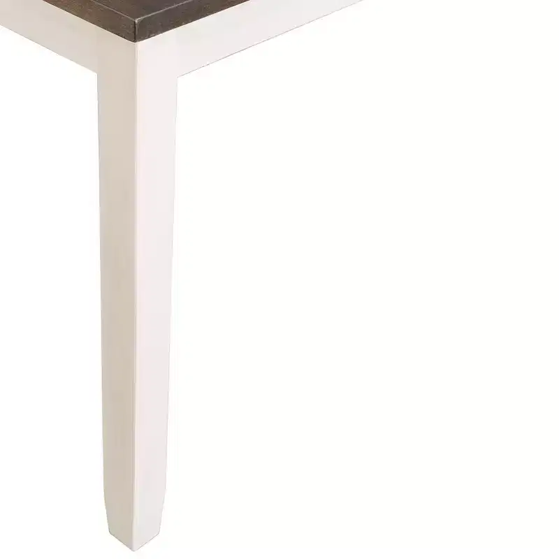 6pc Kona Brown Dining Set Brown - Picket House Furnishings: Upholstered Chairs, Wood Bench, Rectangle Table