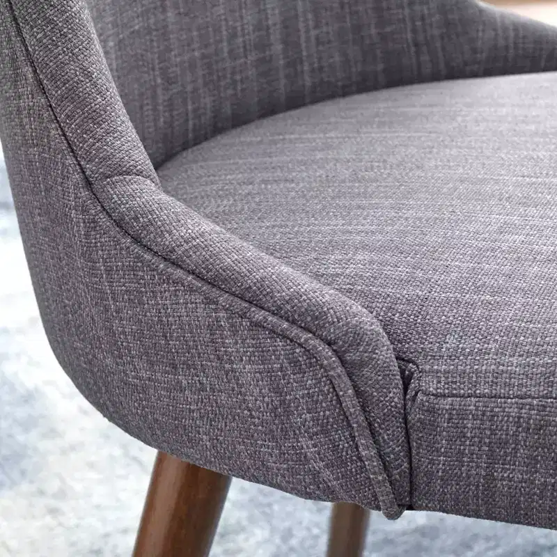 Buylateral Set of 2 Saville Mid Century Modern Dining Chairs