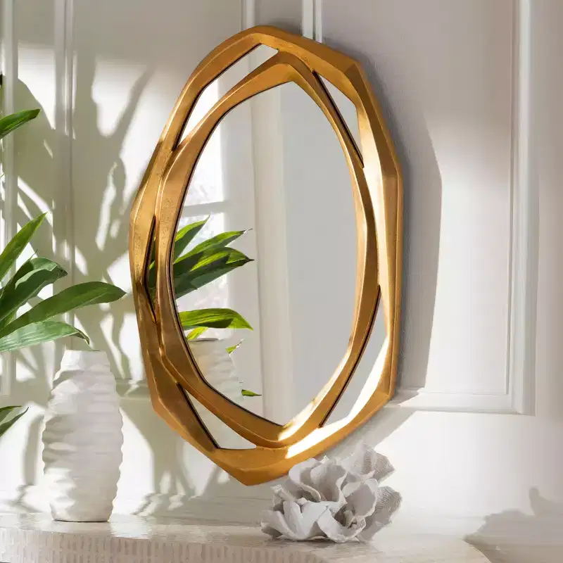 Goldleaf Accent Wall Mirror