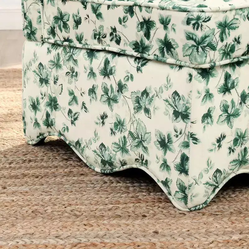 Flannel Single Dining Chair with Soft Cushion, Backrest & Matching Waist Pillow – No Armrests