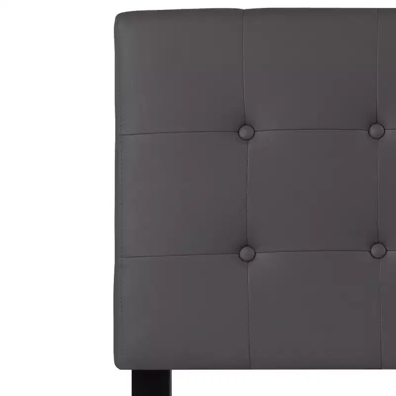 Emma and Oliver Button Tufted Upholstered Headboard