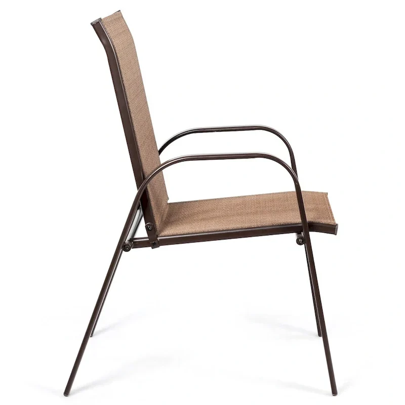 Costway 4PCS Patio Chairs Garden Deck Yard with Armrest - See Details