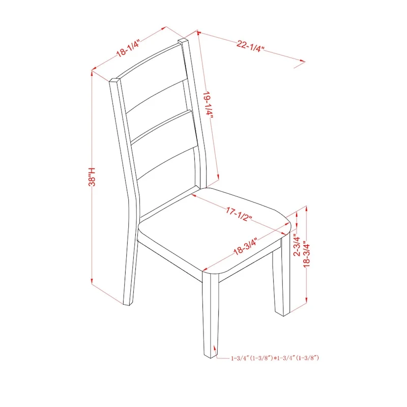 The Gray Barn Lyndale Farmhouse White Dining Chairs (Set of 2)