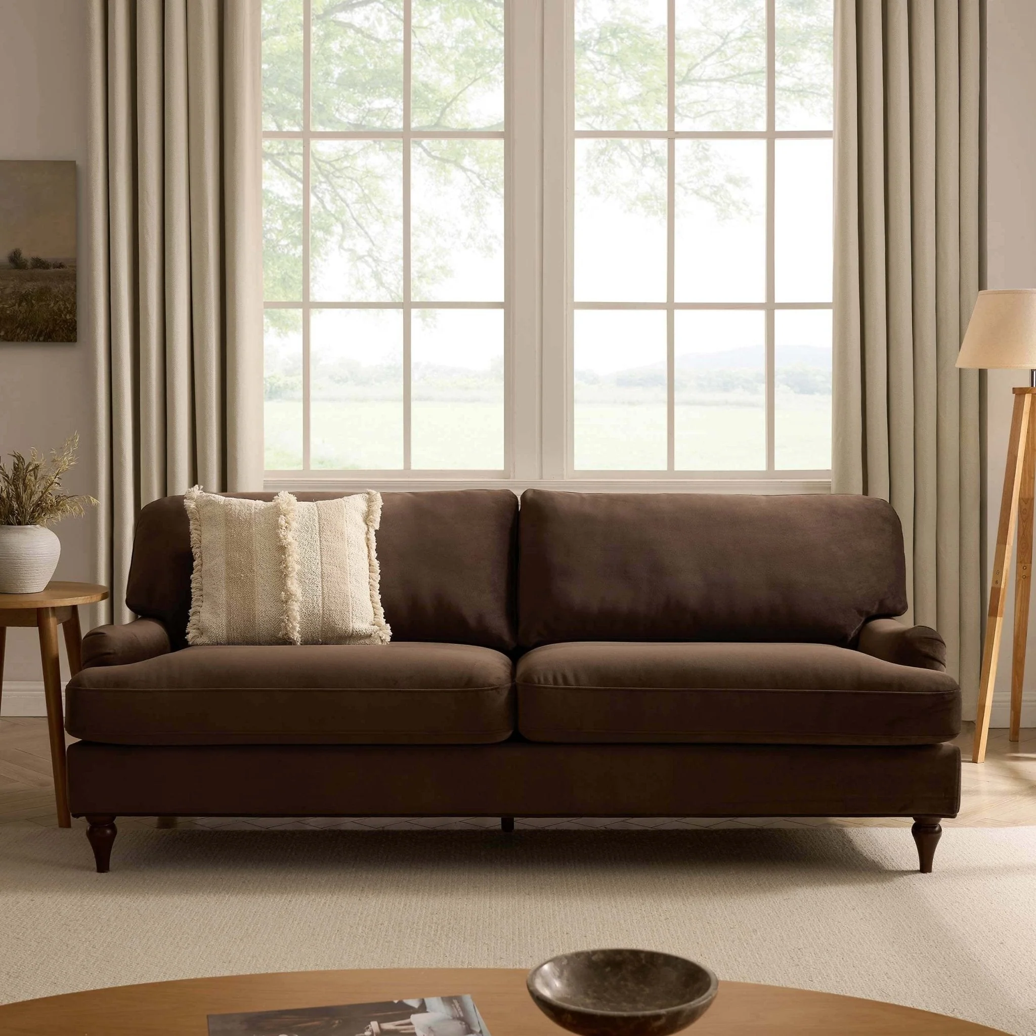 3 Seater Sofa - Cappuccino