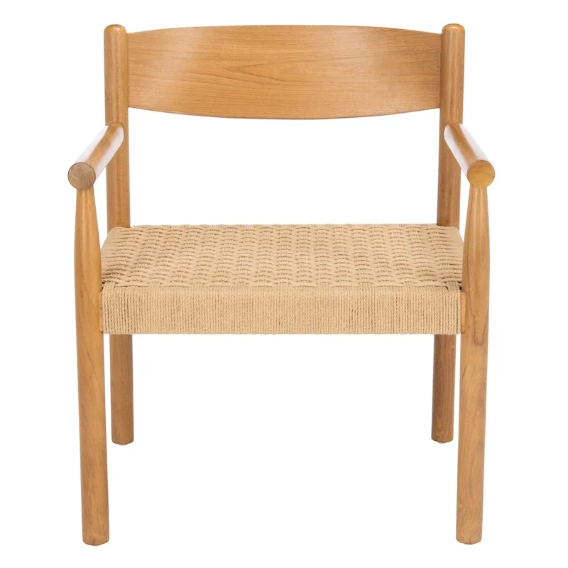 SAFAVIEH Couture Matisha Danish Rope Accent Chair - 24.75 W x 24.75 L x 30 H - 25Wx25Dx30H