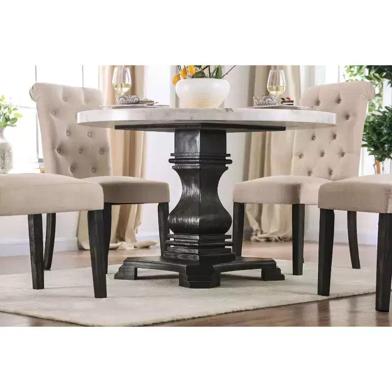 5pc Buckley Dining Set - HOMES: Inside + Out: Marble Top
