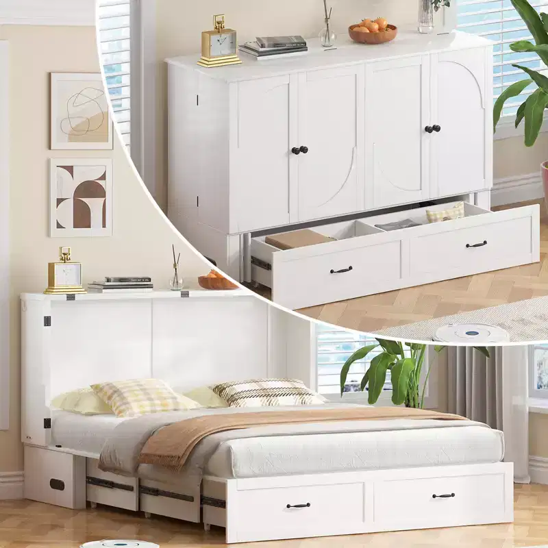 Modern Murphy Bed Queen Size