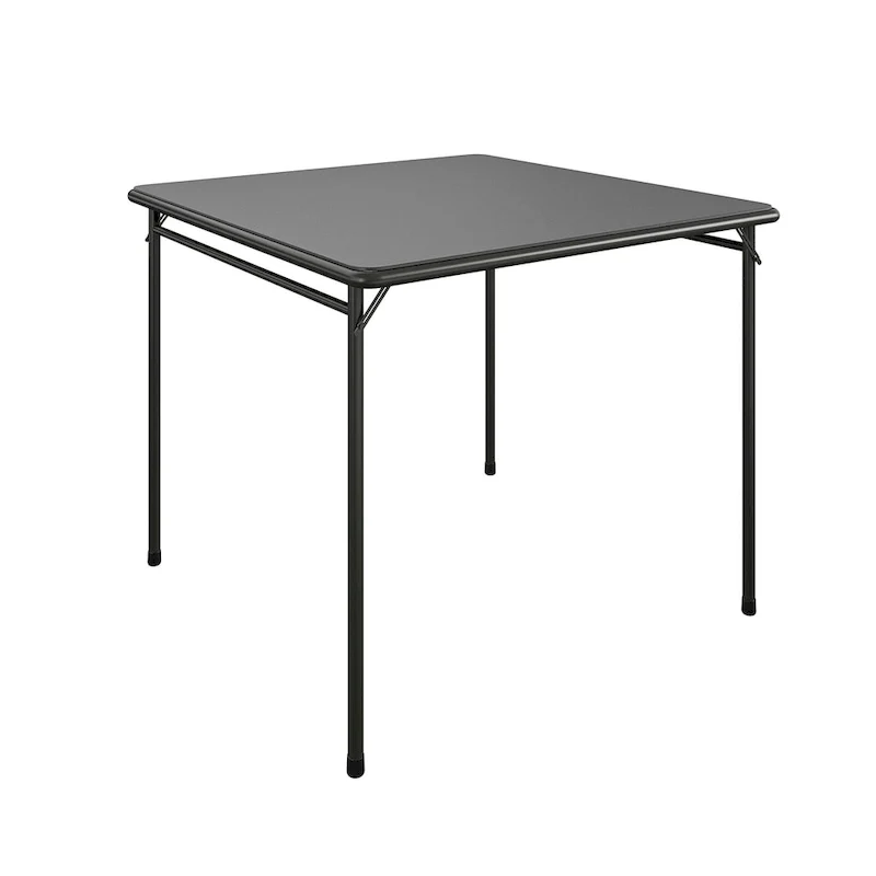 COSCO 5-Piece Folding Vinyl Table and Fabric Chair Set - 5 piece