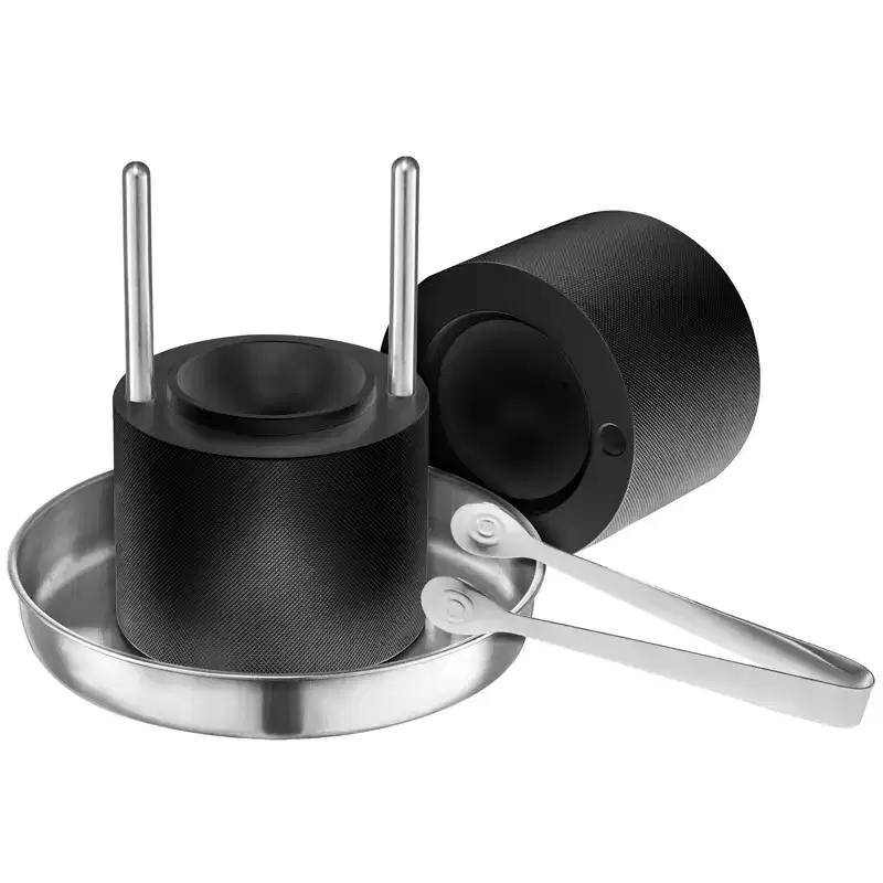 VEVOR Ice Ball Press Kit, Aviation Aluminum Ice Press with Ice Block Mold, Large Mat, Tong, Drip Tray, One Glass, Round Ice Ball Maker 2.4/60 mm