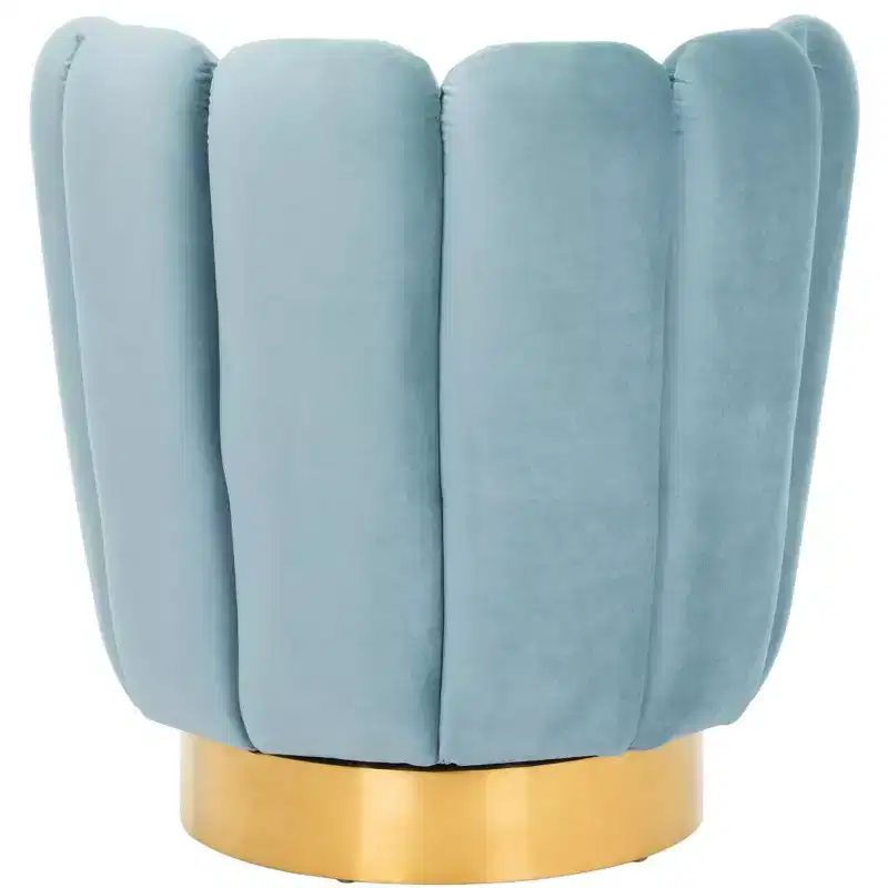 Arrow Swivel Velvet Chair - SFV4711 - Safavieh Couture