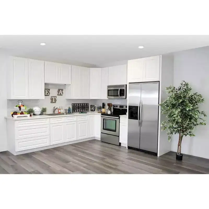 CASAINC 30 in. W x 24 in. D x 34.5 in. H Base Kitchen Cabinet with Drawer and Soft-Close Hinges  Plywood RTA Cabinet