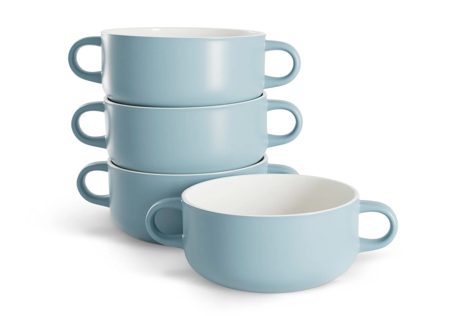 Ceramic Soup Crocks, 20 oz, Set of 4