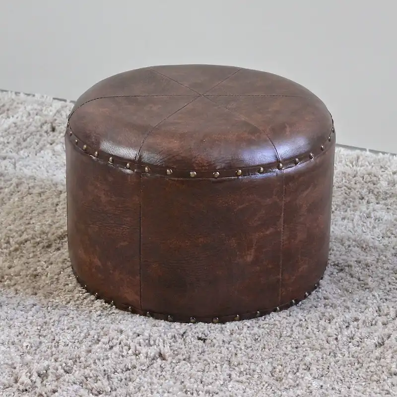 Carmel Round Ottoman Stool