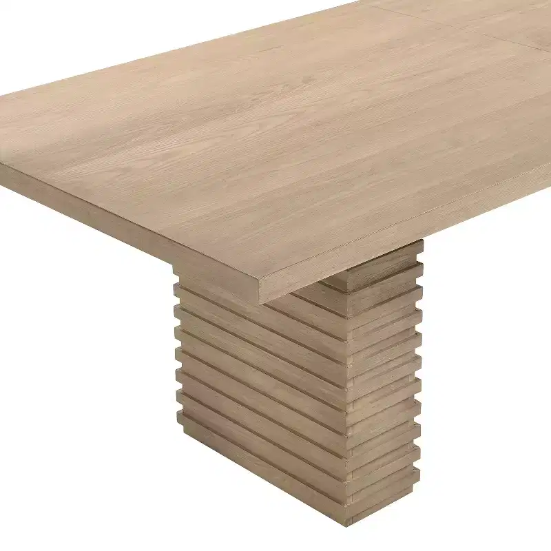 Christopher Knight Home Yao Modern 7 Piece Dining Set with Rectangular Table and 6 Rubberwood Upholstered Chairs