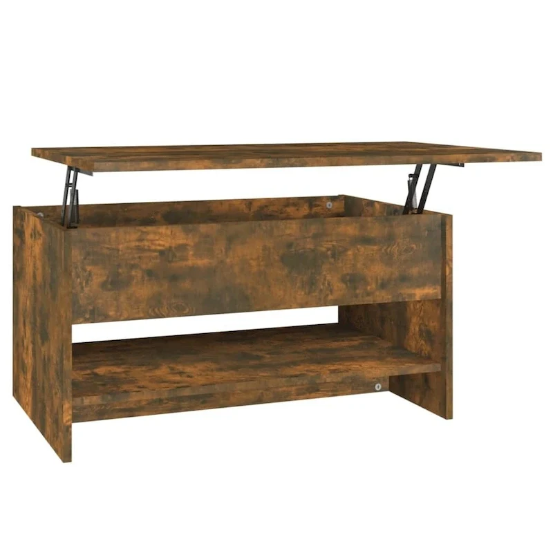 vidaXL Coffee Table Lift Top End Table Accent Side Sofa Table Engineered Wood - 31.5 x 19.7 x 16.7