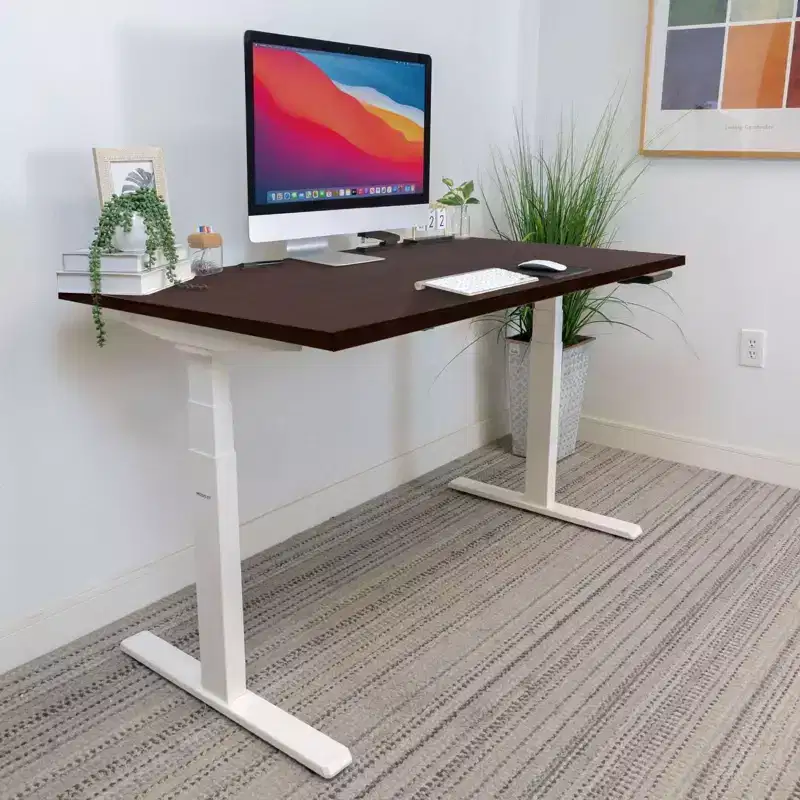 Mount-It! 55 Tabletop for Sit-Stand Desk, Brown