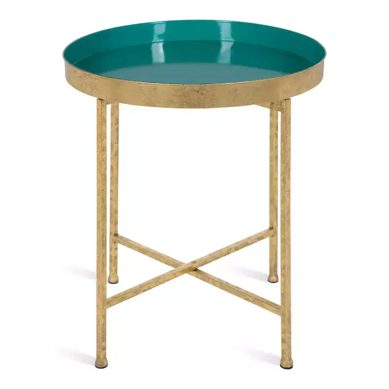 Kate and Laurel Celia Round Metal Side Table