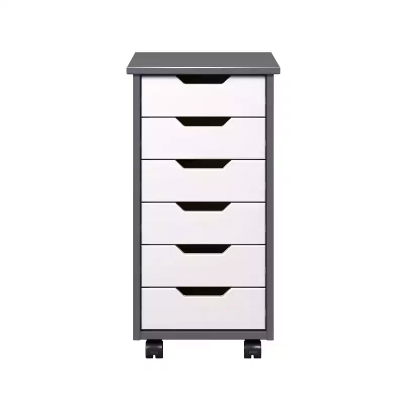 Trendfurn Omnia Narrow 6 Drawer Roll Cart