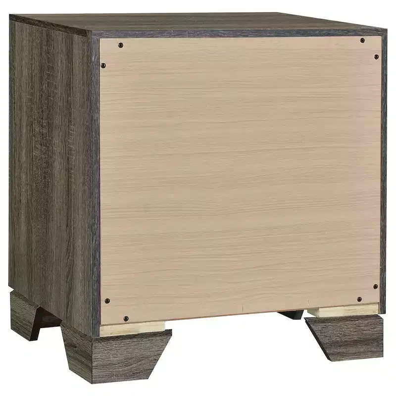Coaster,Wright 2-drawer Nightstand Bedside Table Brown Oak