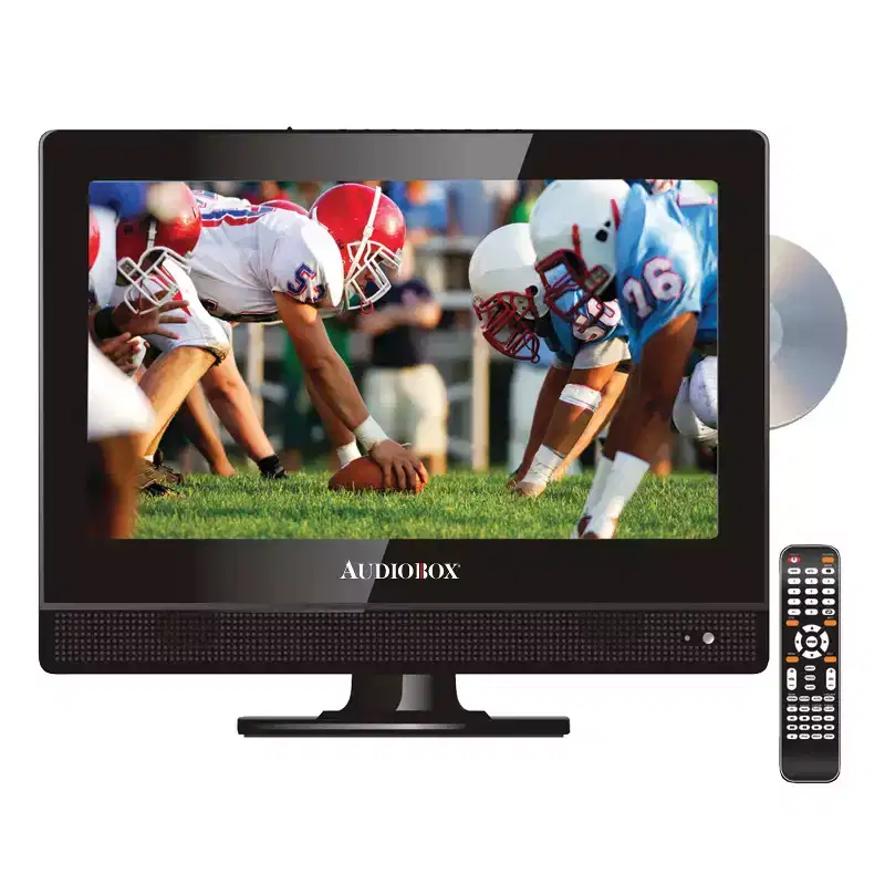Audiobox 13-In. 1366 x 768 HD Widescreen Portable TV/DVD Combo with Remote and Car Charger, TV-13D