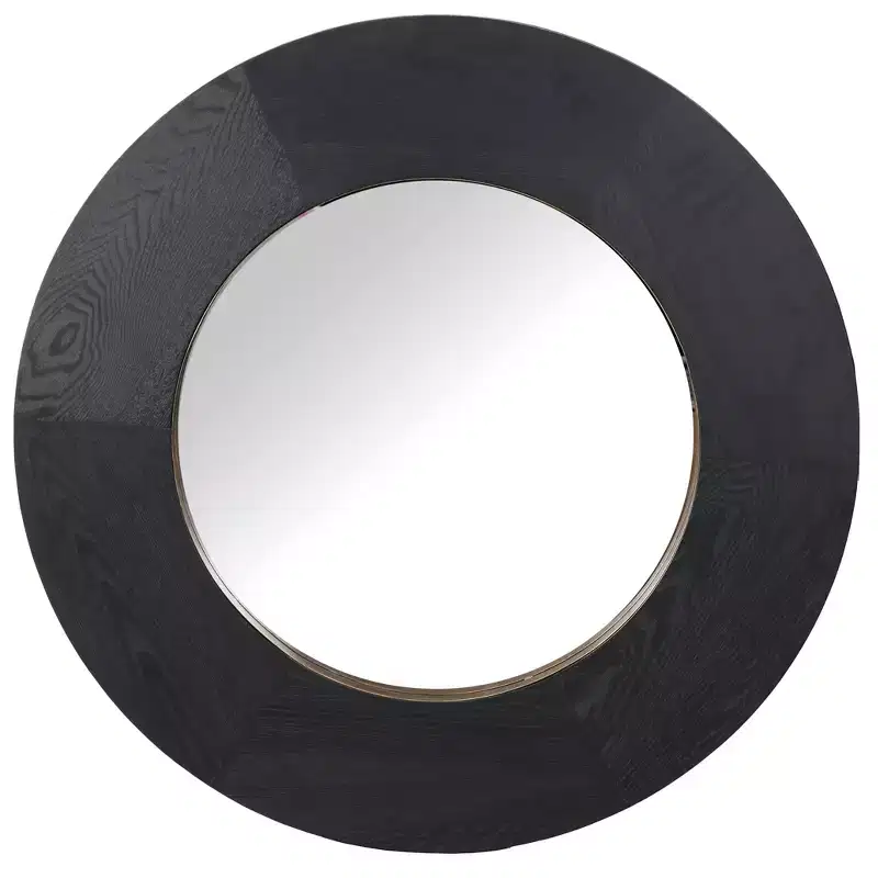 Netta Round Wood Mirror - CMI4002 - Safavieh Couture