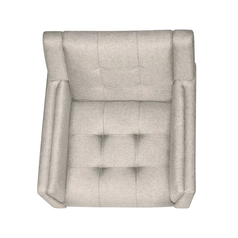 Upholstered Armchair with Tufted Back
