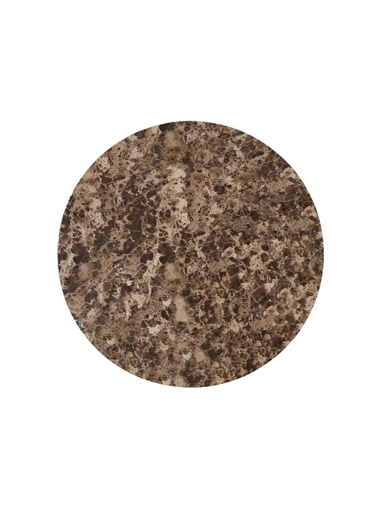 Scandinavian Marble Side Table Top Ø65 with Multi-Marble Finish Options for Living Room