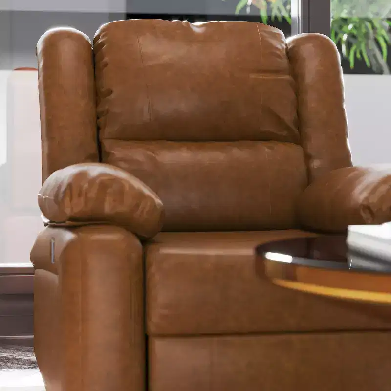 Emma and Oliver Recliner with Bustle Back and Padded Arms
