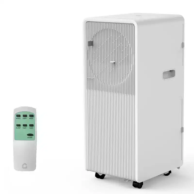 14,000 BTU Drainage-Free Portable Air Conditioner, 3-in-1 AC Unit for Rooms 225-300 Sq.Ft, Dehumidifier & Fan, Sleep Mode