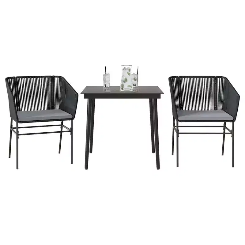 vidaXL Garden Dining Set with Cushions in Different Colors and Sizes