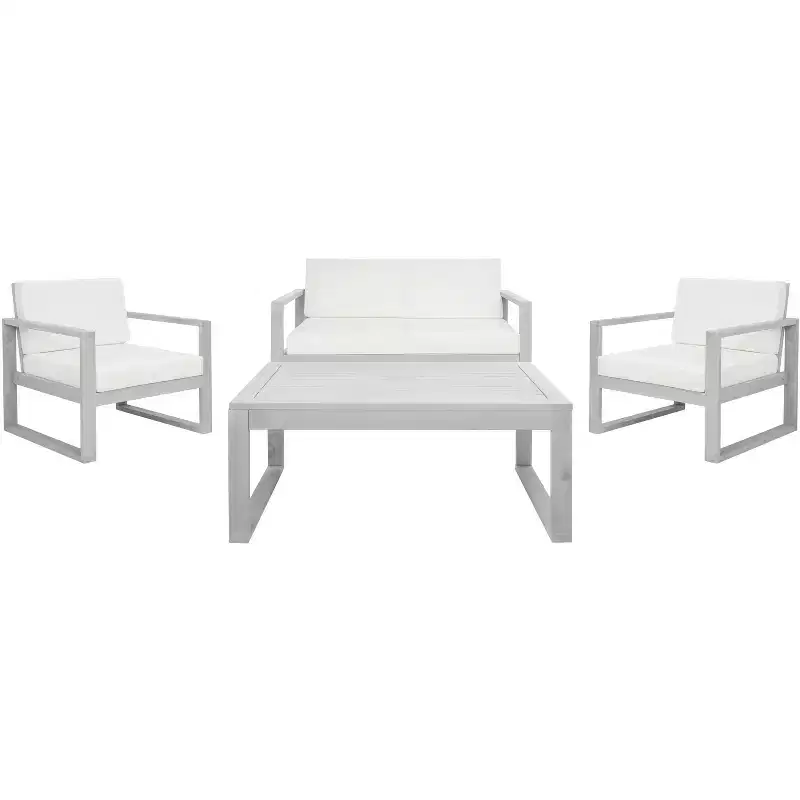 Emiko 4 Piece Living Set - Indoor/Outdoor - PAT7312 - Safavieh