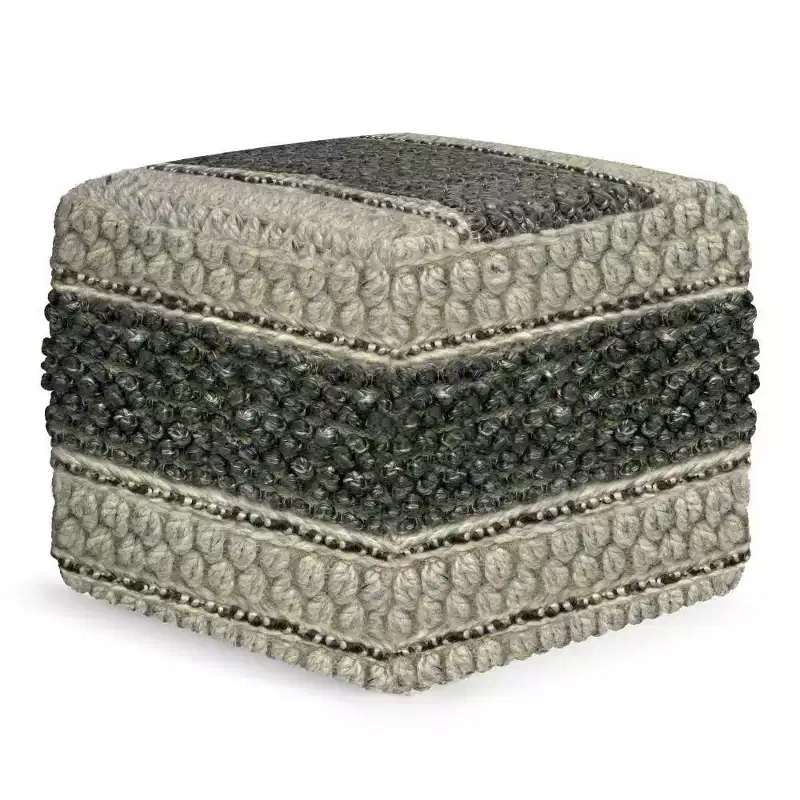 Heyfield Square Pouf - WyndenHall