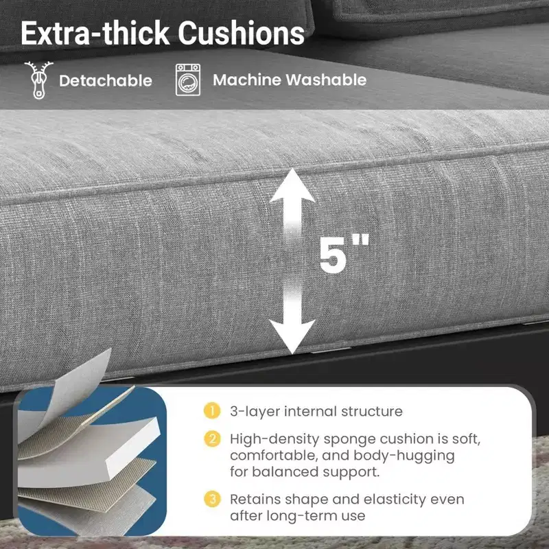 2-Pack 28 All-Weather Aluminum Patio Armchairs with Thick Cushions