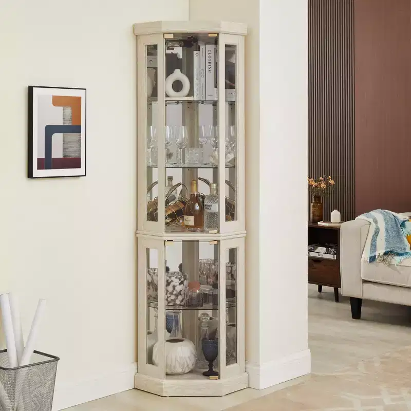 Bathroom Storage CabinetWood Veneer 1 Door 1 Drawer Waterproof