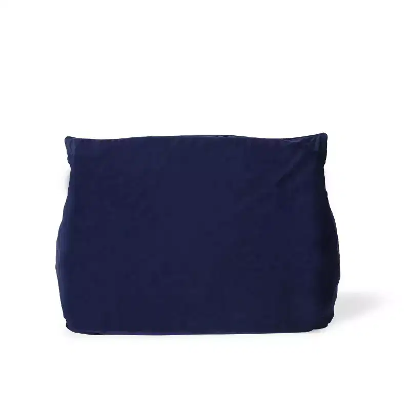Loubar Modern Velveteen Armrests Bean Bag Chair Navy Blue - Christopher Knight Home